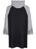 3B stencil hooded stretch cotton t-shirt