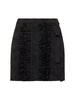 Ruffled mini skirt