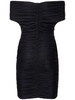 Nicola gathered stretch jersey minidress