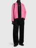 Zipped wool casual jacket