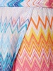 Chevron wide pants
