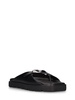 20mm Dome leather flatform sandals