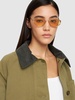 Oval metal sunglasses