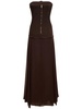 LVR Exclusive silk georgette long dress