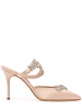 90mm Lurum satin mules