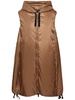 Greengi hooded midi puffer vest