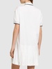 Cotton jersey polo mini dress
