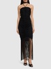 Rosalia draped jersey midi dress