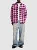 Osadia printed flannel padded overshirt
