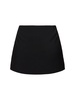 Wool blend mini skirt