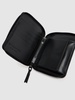 Leather zip wallet