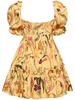 Alaria Habitat printed cotton mini dress