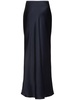 Bar silk satin maxi skirt