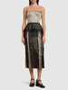 Silk midi dress