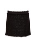 Lurex tweed mini skirt