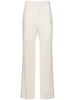 Straight viscose blend pants