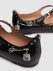 10mm Beliska studded leather flats