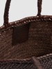 Grace Small woven leather basket bag