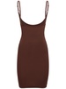 Sculpting jersey slip-on mini dress
