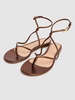 5mm Black Mamba nappa leather sandals