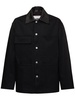 Boxy fit cotton denim jacket