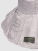 Tromp l'oeil lace print canvas hat