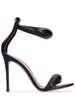 105mm Bijoux padded leather sandals
