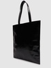 Large Pinch crackled patent leather tote