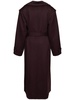 Wool long trench coat