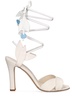 105mm Ossie crepe de chine sandals