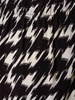 Aiden houndstooth viscose straight pants