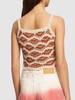 Hawa Mahal cotton & linen crop top
