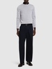 High performance wool crewneck sweater