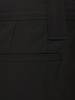 Drapey mélange loose mid waist pants