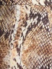 Printed stretch viscose mini skirt