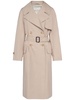 Mtrench twill trench coat