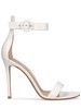 105mm Portofino leather sandals
