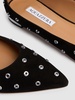 10mm Love Affair suede & crystal flats