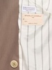 Fluid twill double breast blazer