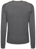 Fine gauge wool knit crewneck sweater