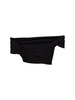 Draped crepe jersey crop top