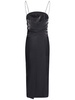 La Robe Carino satin midi dress