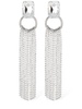 Crystal earrings w/ fringes