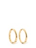 Classic medium hoop earrings