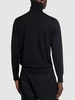 Knit wool turtleneck
