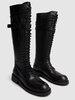 25mm Danny leather combat high boots