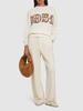 Fido wool & cashmere knit logo sweater