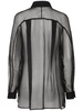 Sheer silk chiffon shirt