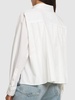 Cotton blend poplin shirt