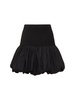 Bubble knit viscose blend mini skirt